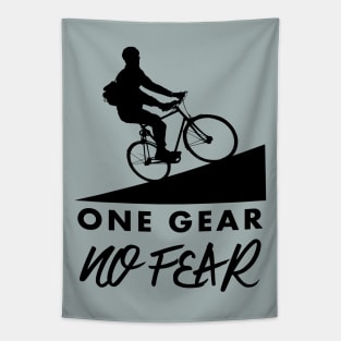 One gear, no fear Tapestry