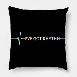 Cardiologists know the rhythm of the heart - rainbow Pillow