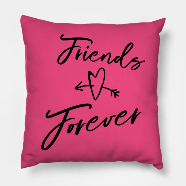 Friends Forever! Pillow by PeppermintClover