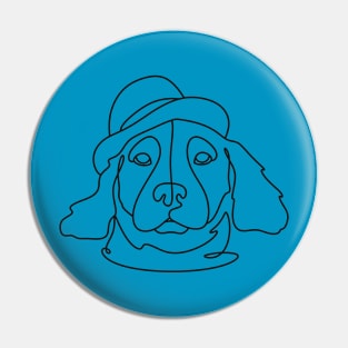 Dog hat Pin