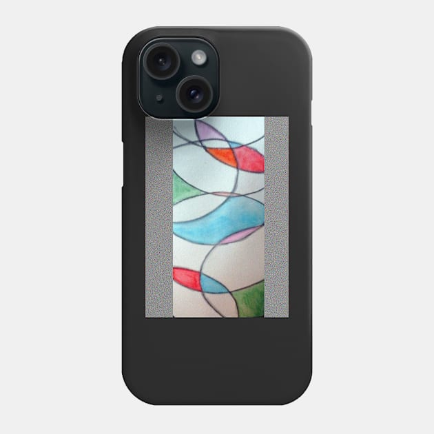 Stain Glass 3 Phone Case by lorgh