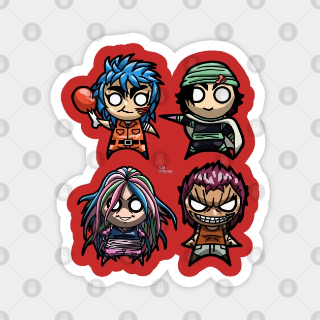 Chibi Heavenly Kings 2 Magnet by AJH designs UK