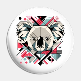 Abstract Animal Koala 1 Pin