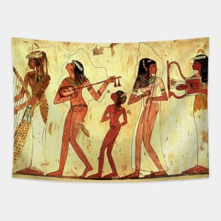 Egyptian musicians Tapestry