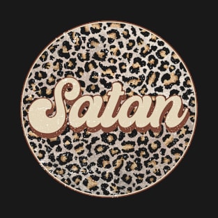 Classic Music Satan Personalized Name Circle Birthday T-Shirt