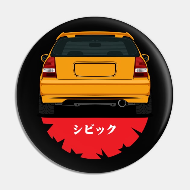 Honda Civic Pin by AdriaStore1