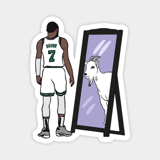 Jaylen Brown Mirror GOAT Magnet