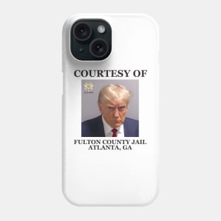 Trump Mugshot Courtesy of Fulton county Jail Phone Case