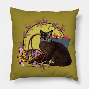 Autumn Cat Pillow