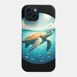 Low Poly Sea Turtle Phone Case