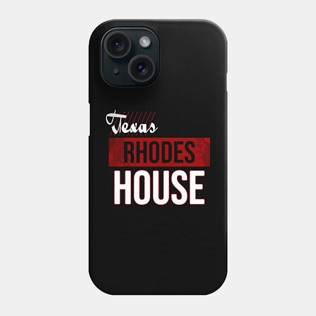 Texas rhodes house Phone Case by Nana On Here