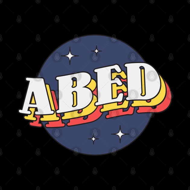 Abed - Colorful Layered Retro Letters by Mandegraph