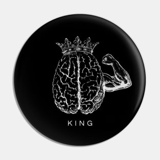 King - Brain Bulk Gym Pin