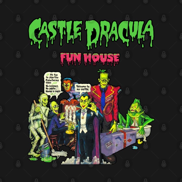 Castle Dracula Fun House by Chewbaccadoll