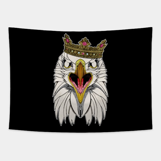 EAGLE QUEEN Tapestry by Kongrills