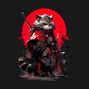 Samurai raccoon T-Shirt