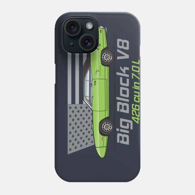 426-Lime Light Green Phone Case by JRCustoms44