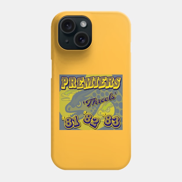 Parramatta Eels - 3x PREMIERS 81, 82, 83 - THREELS! Phone Case by OG Ballers