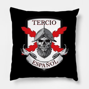 Cruz de Borgoña, skull soldier Pillow