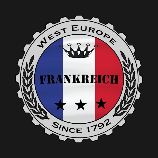 Bierdeckel Flagge Frankreich France by JG0815Designs