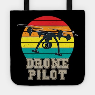 Quadrocopter Retro Drone Pilot Tote