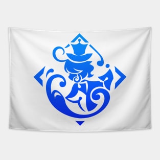 Genshin Impact Furina Emblem Tapestry