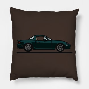 British Racing Green Miata nb Pillow