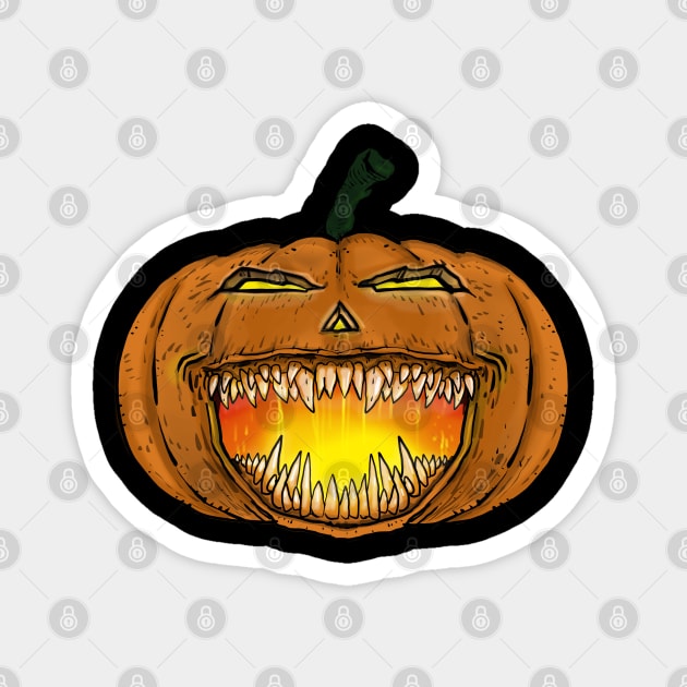 Pumpkin King Magnet by Lambdog comics!