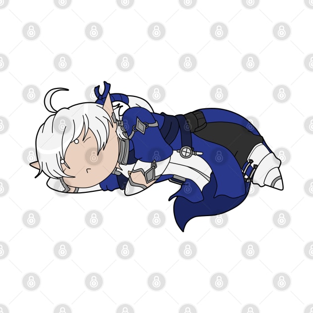 Down and Out - Alphinaud by amarysdesigns