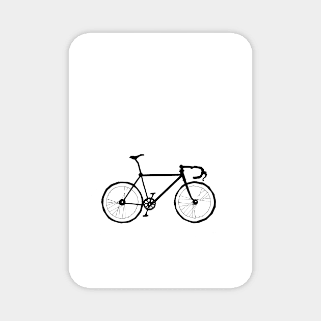 The Fixed Gear Aficionado Bicycle Magnet by grosvenordesign