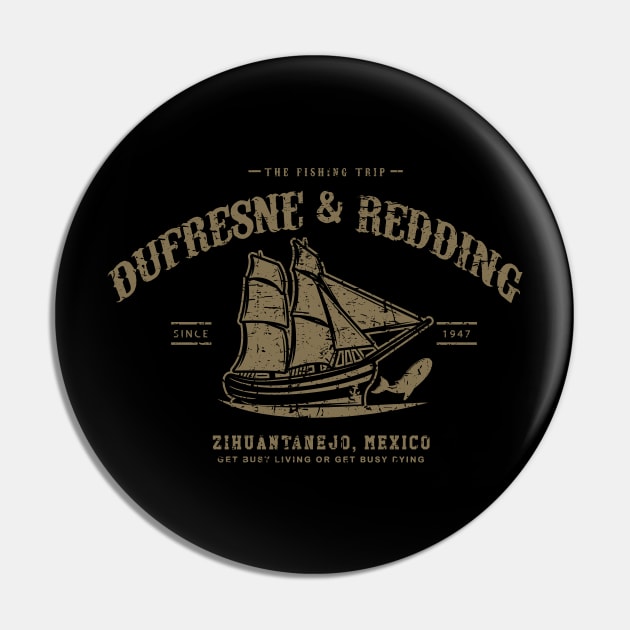 Dufresne & Redding Fishing Trip Pin by redfancy