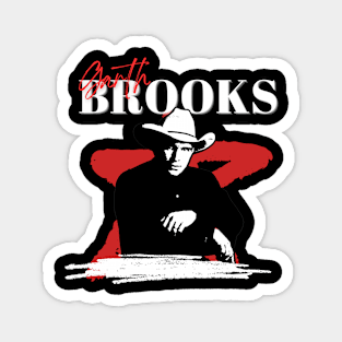 Garth brooks retro style Magnet