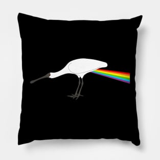 Dark Side of the Spoonbill Pillow