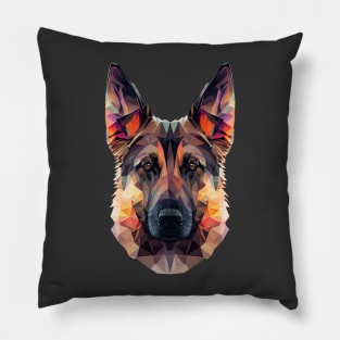 German Shepherd - Colourful Pillow