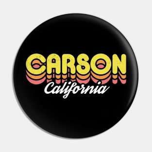 Retro Carson California Pin