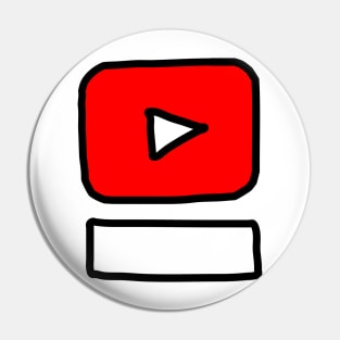 Youtuber Big Version Pin