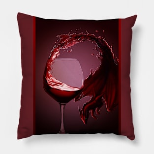 Red Wine Dragon Pillow