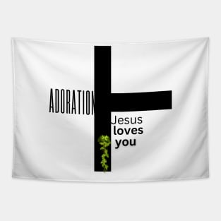 adoration t shirt Tapestry