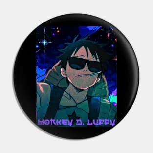 Monkey D Luffy luffing-one peice anime character Cool merchandise T-Shirt Pin