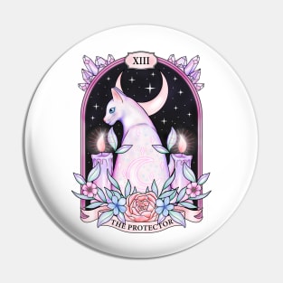 Cat tarot card design Pin