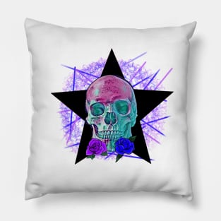 star sugar skull Pillow