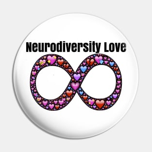 Neurodiversity Love Pin