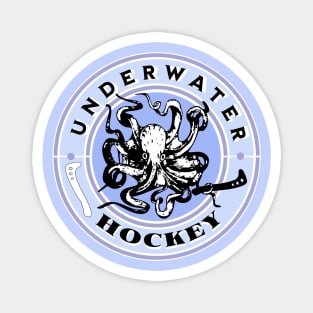 Underwater hockey "Octopush" design Magnet