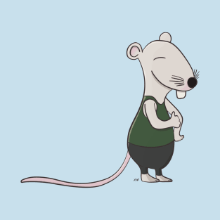 Friendly Cartoon Rat T-Shirt