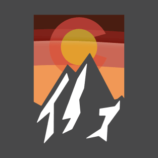 colorado rocky  mountain sunset T-Shirt