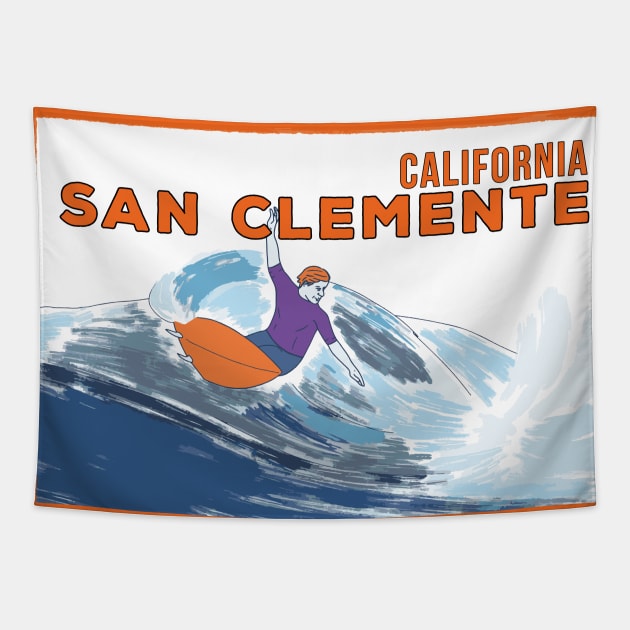 San Clemente California Tapestry by DiegoCarvalho