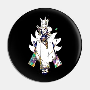 Kaga Azur Lane Pop Art Pin