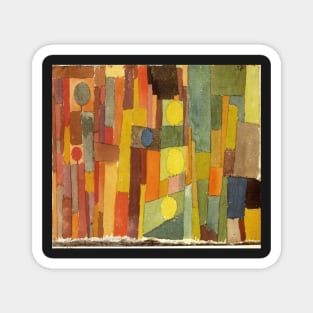 Paul klee art colorful Magnet