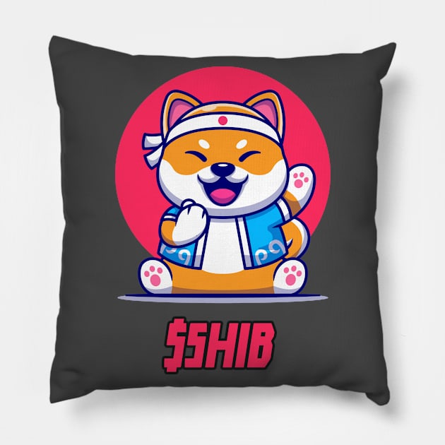 Shiba Inu - $SHIB Fans - Crypto Pillow by info@dopositive.co.uk