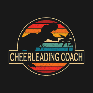 Cheerleading Coach Dinosaur T-Shirt